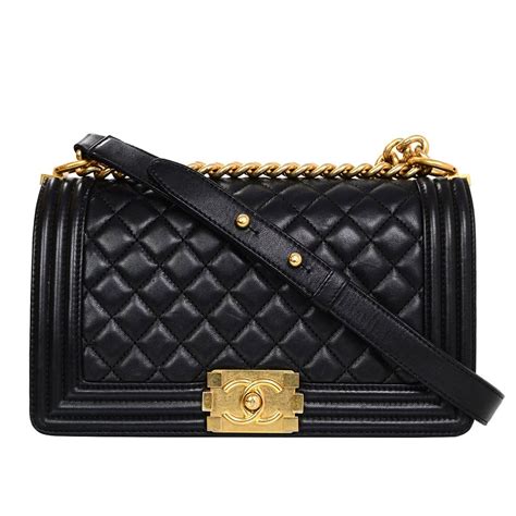 boy chanel bag black